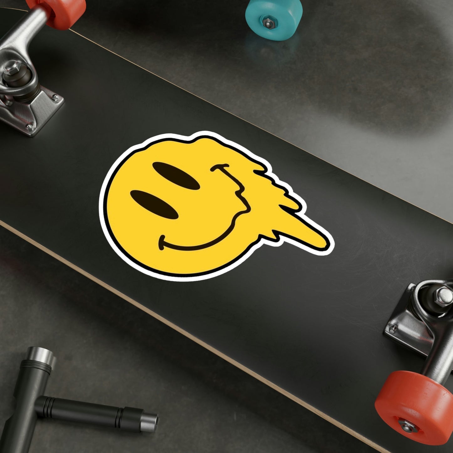 Melting Smiley Sticker