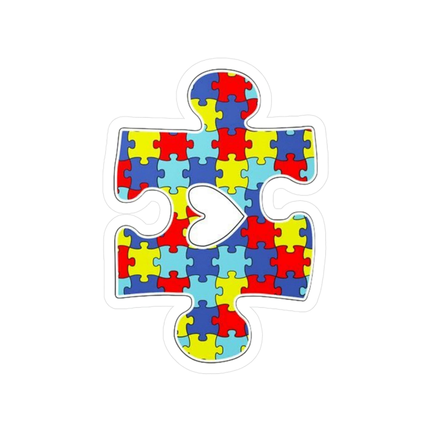 Autism Puzzle Piece Sticker