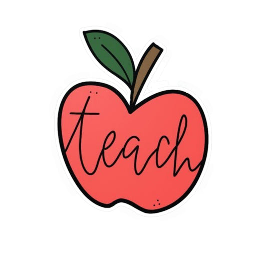 Teacher Apple Sticker