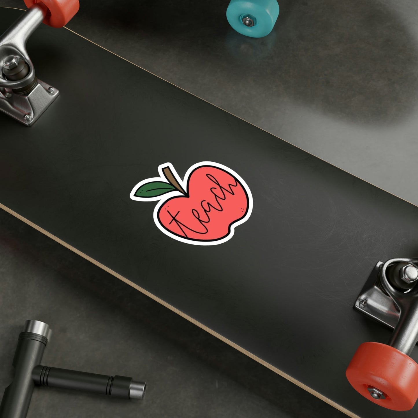 Teacher Apple Sticker