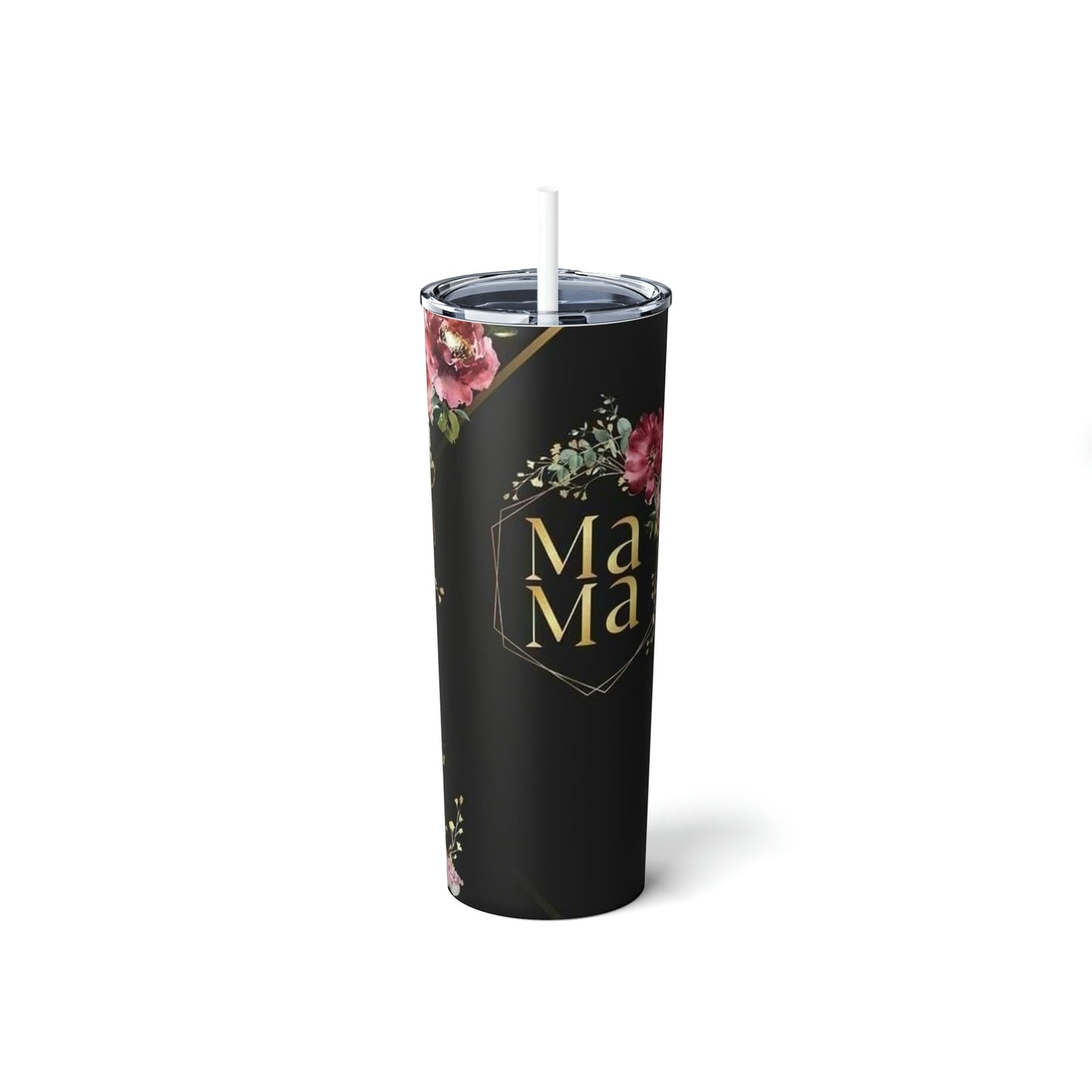 Floral Mama Skinny Tumbler