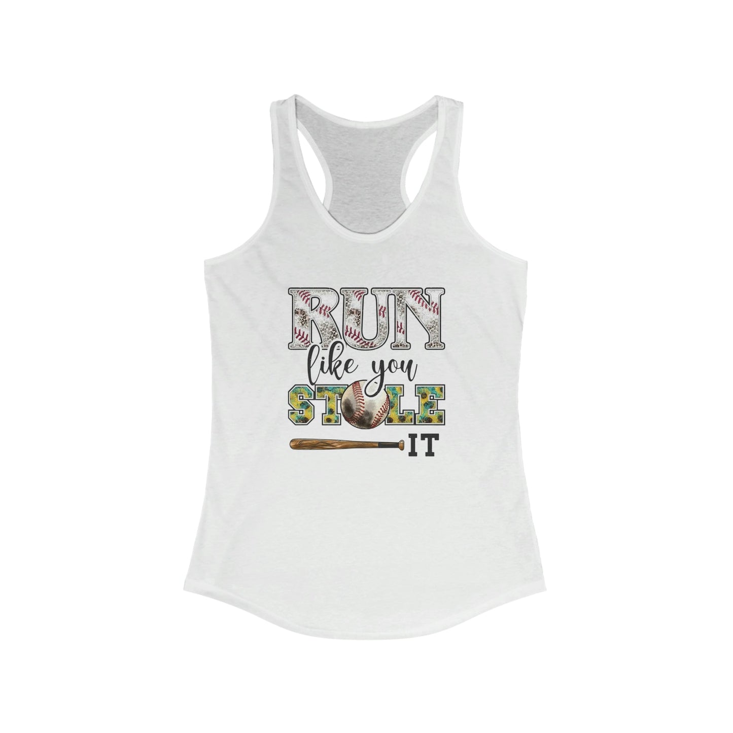 Run Like You Stole it  Racerback Tank