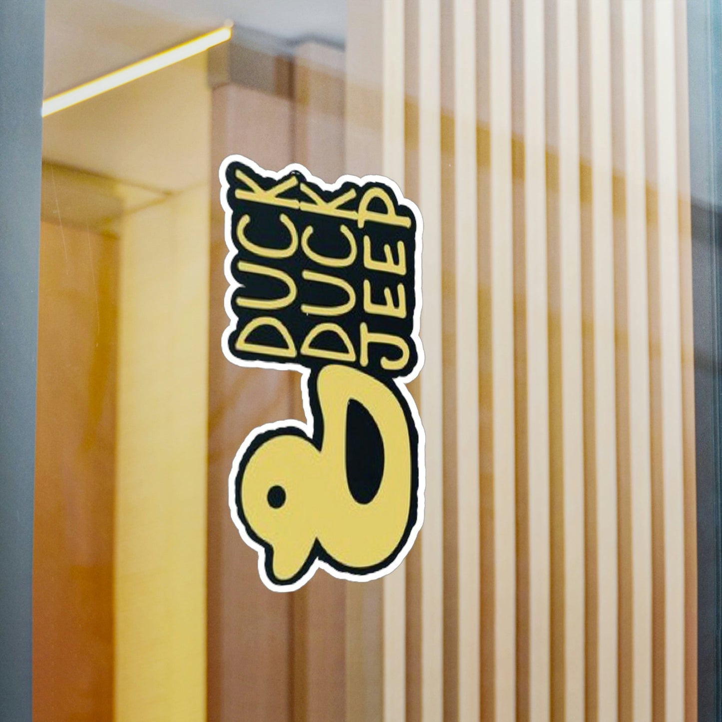 Duck Duck Jeep Sticker