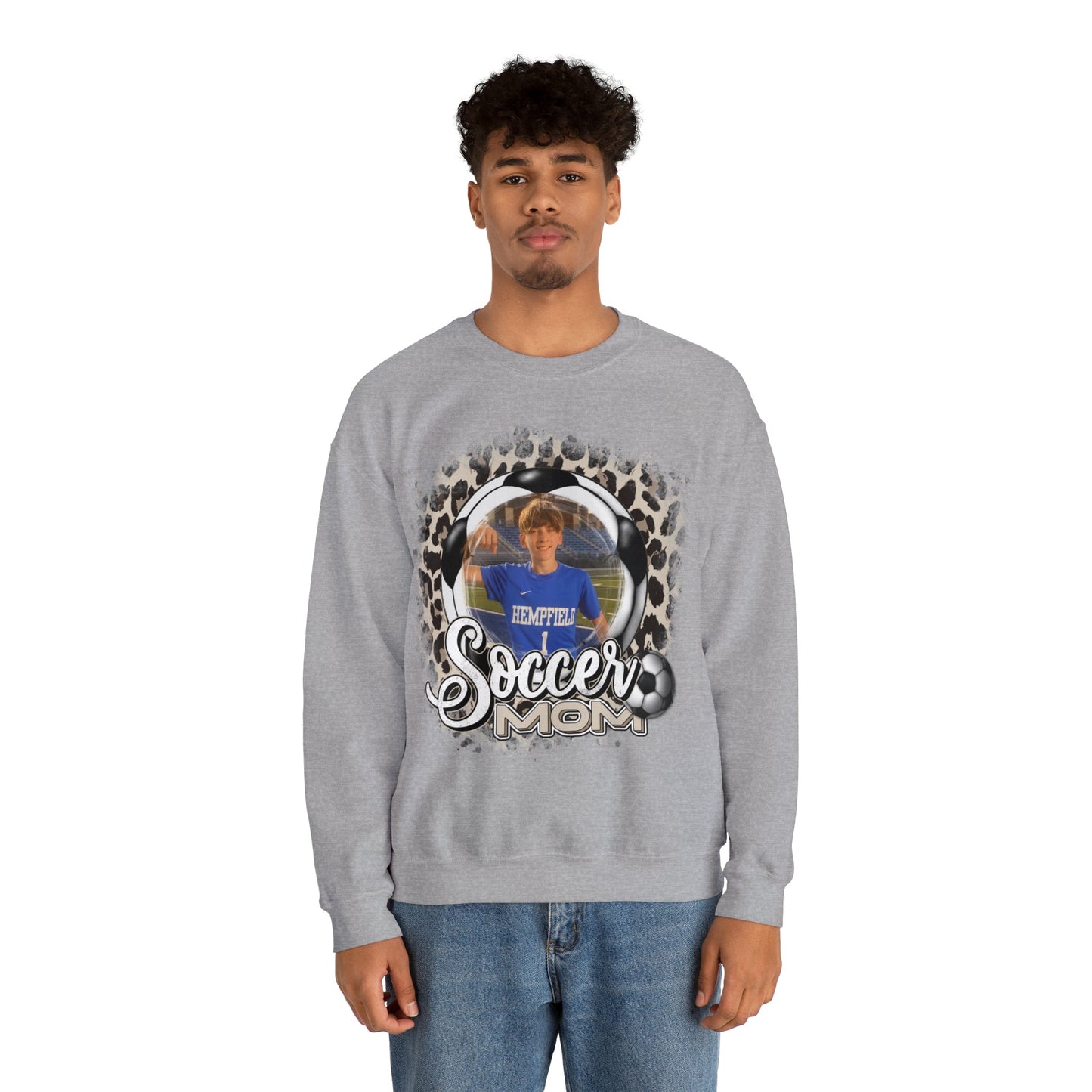 Custom Soccer Mom Heavy Blend™ Crewneck Sweatshirt