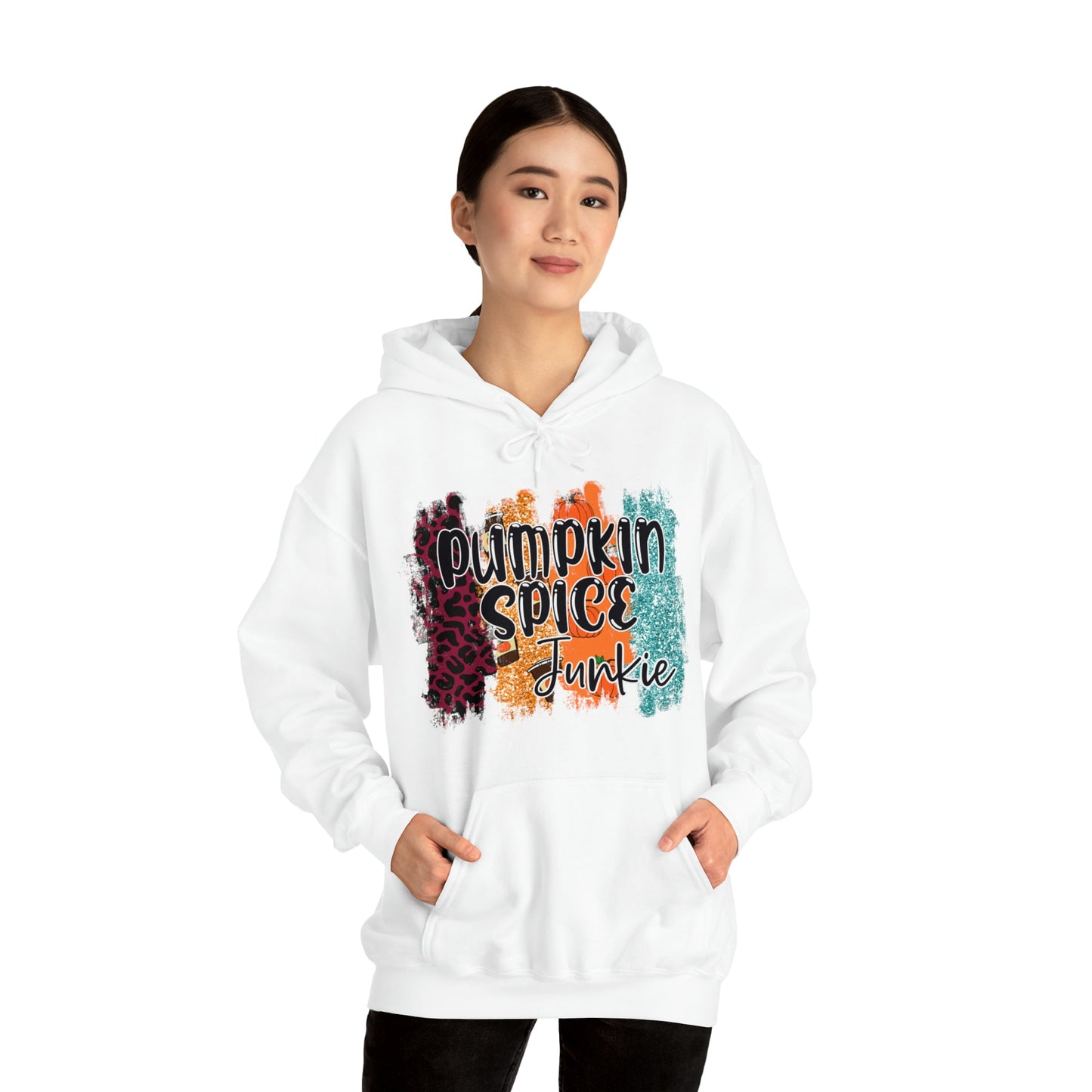 Pumpkin Spice Junkie Heavy Blend™ Hooded Sweatshirt