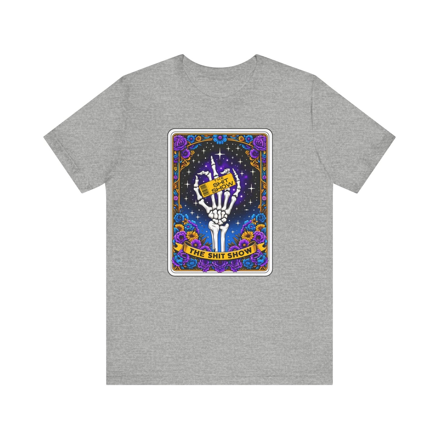 The Shit Show Tarot Card Jersey Short Sleeve Tee