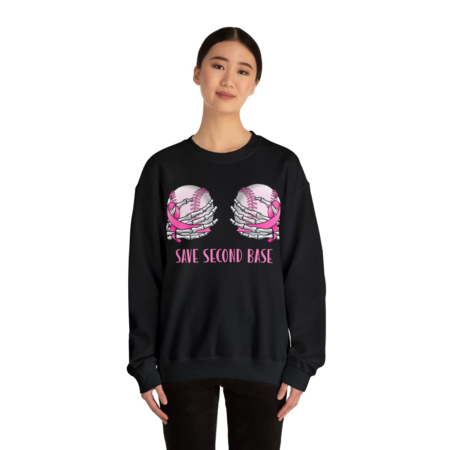 Save Second Base Heavy Blend™ Crewneck Sweatshirt