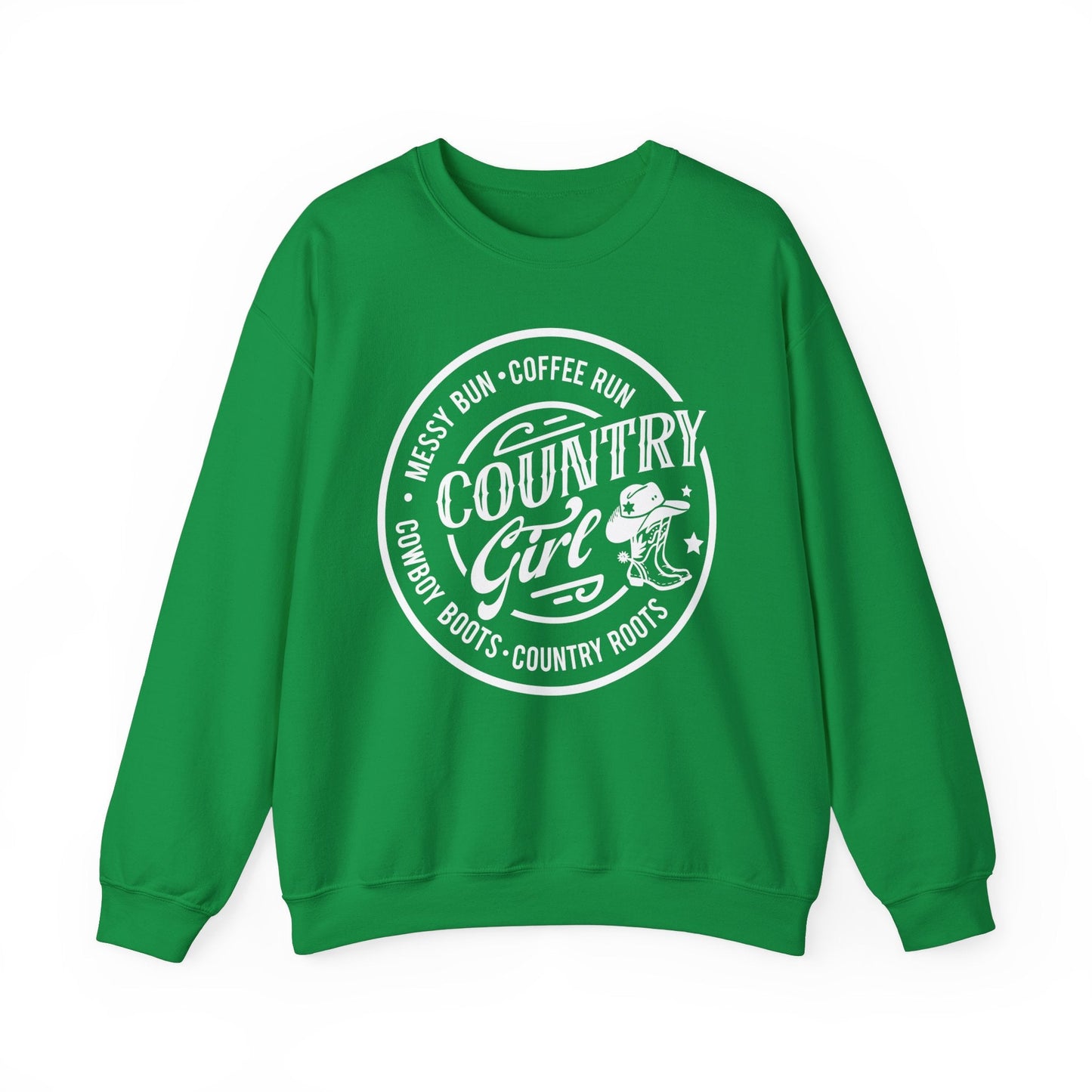 Country Girl Circle  Heavy Blend™ Crewneck Sweatshirt