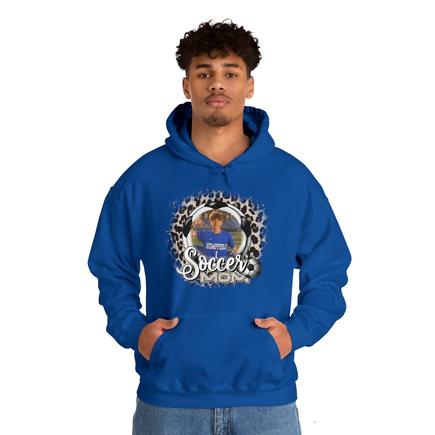 Custom Soccer Mom  Heavy Blend™ Hooded Sweatshirt