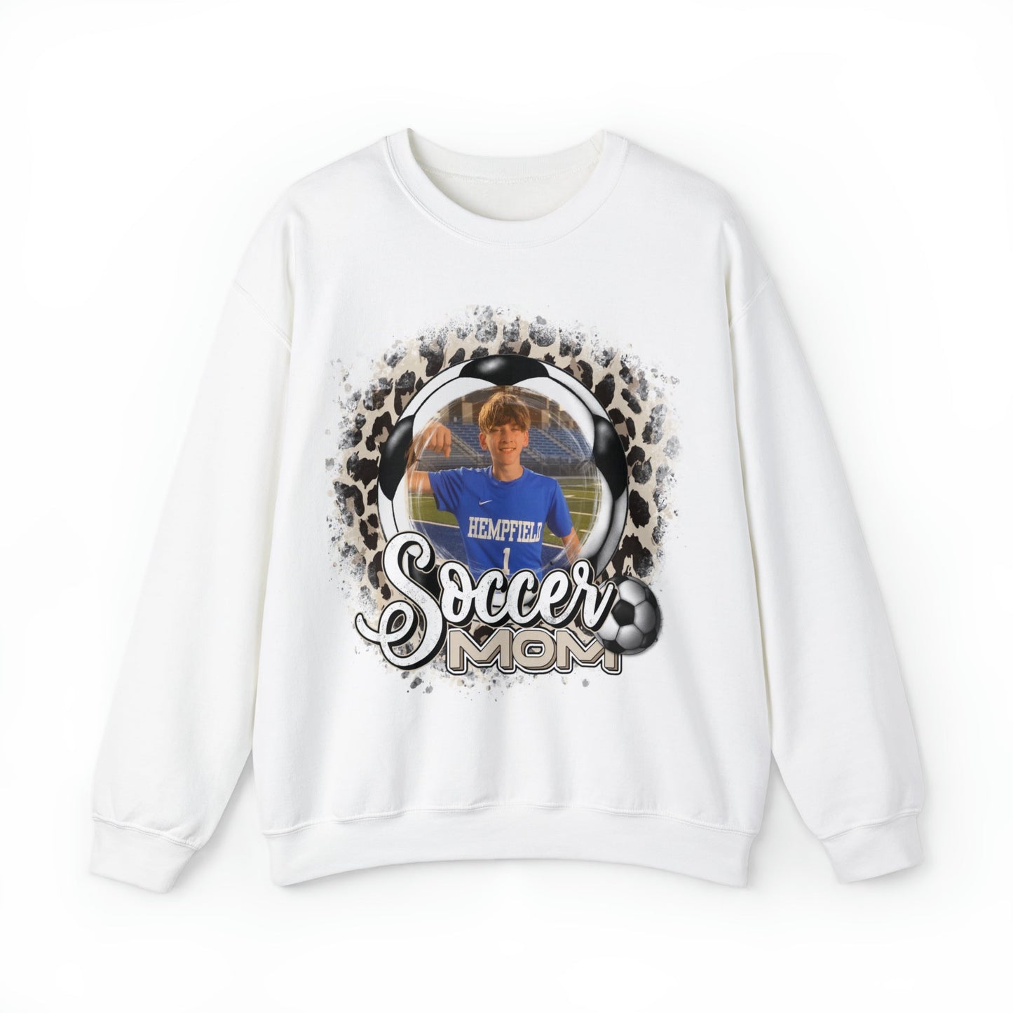 Custom Soccer Mom Heavy Blend™ Crewneck Sweatshirt