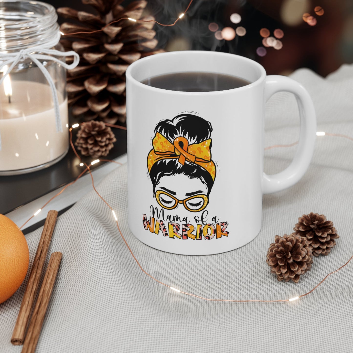 Mama of a Warrior Ceramic Mug 11oz