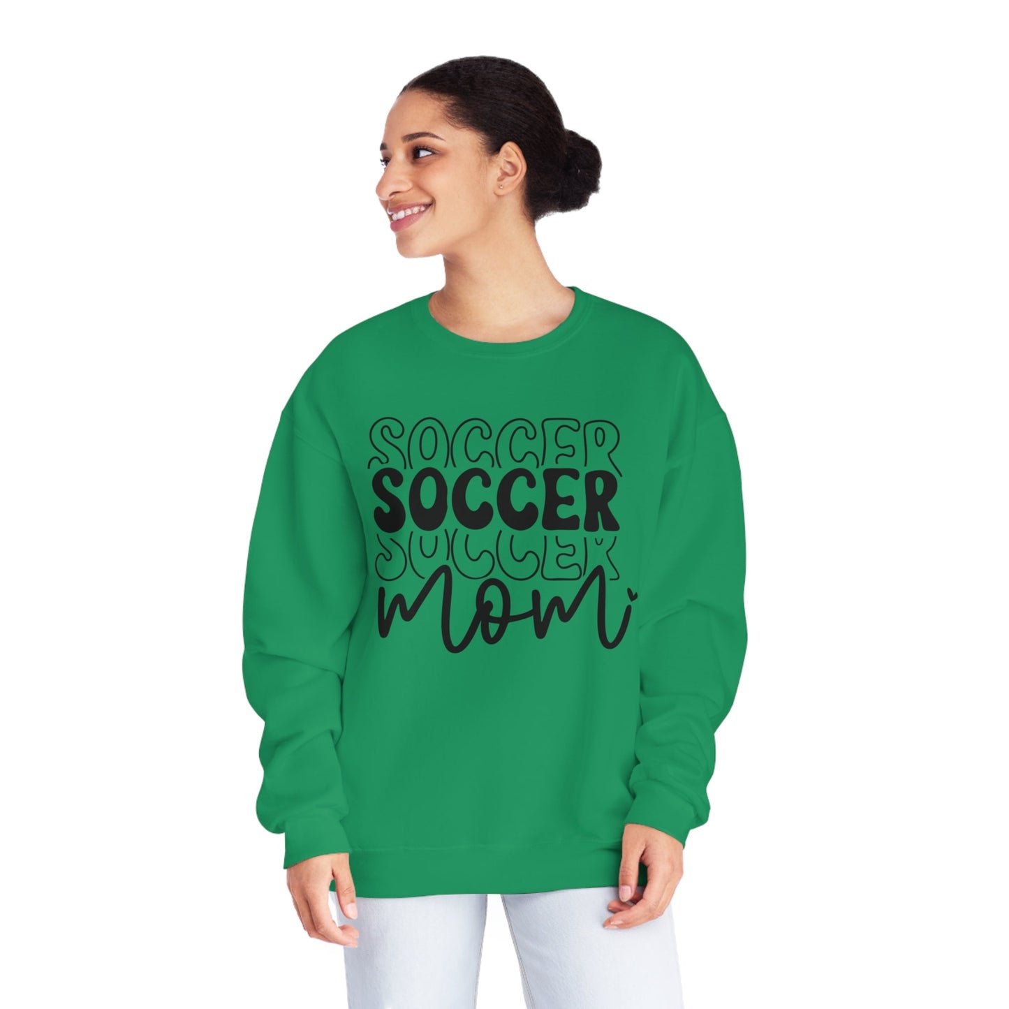 Stacked Soccer Mom NuBlend® Crewneck Sweatshirt