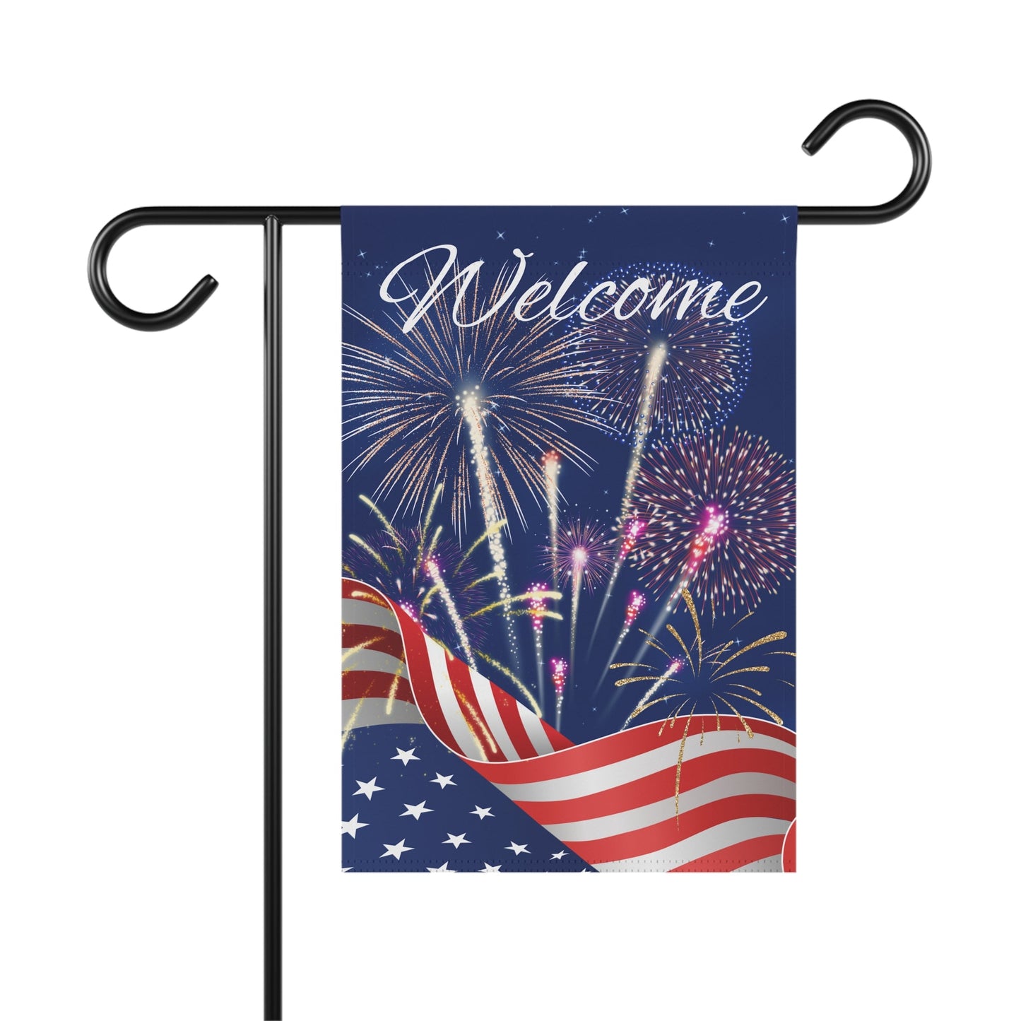 Welcome Fireworks Garden & House Banner