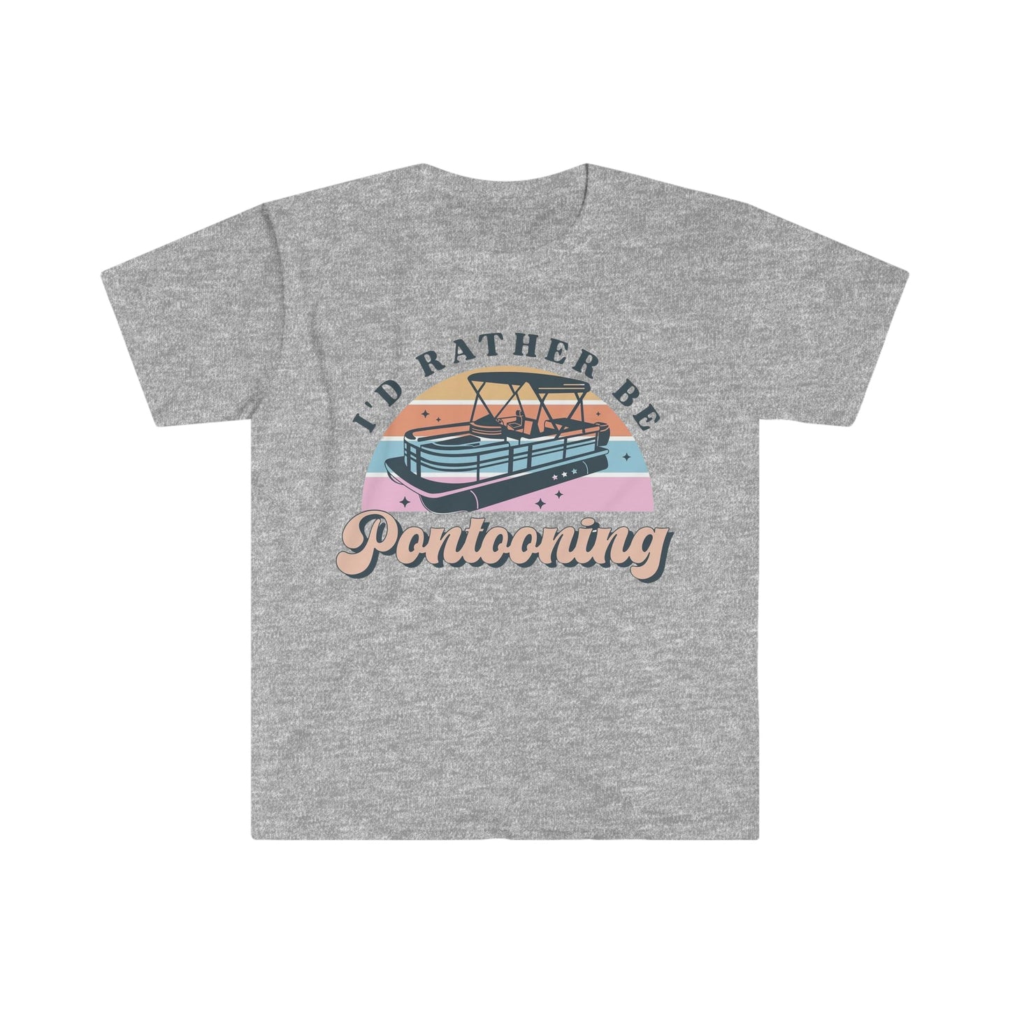 Rather Be Pontooning Softstyle T-Shirt