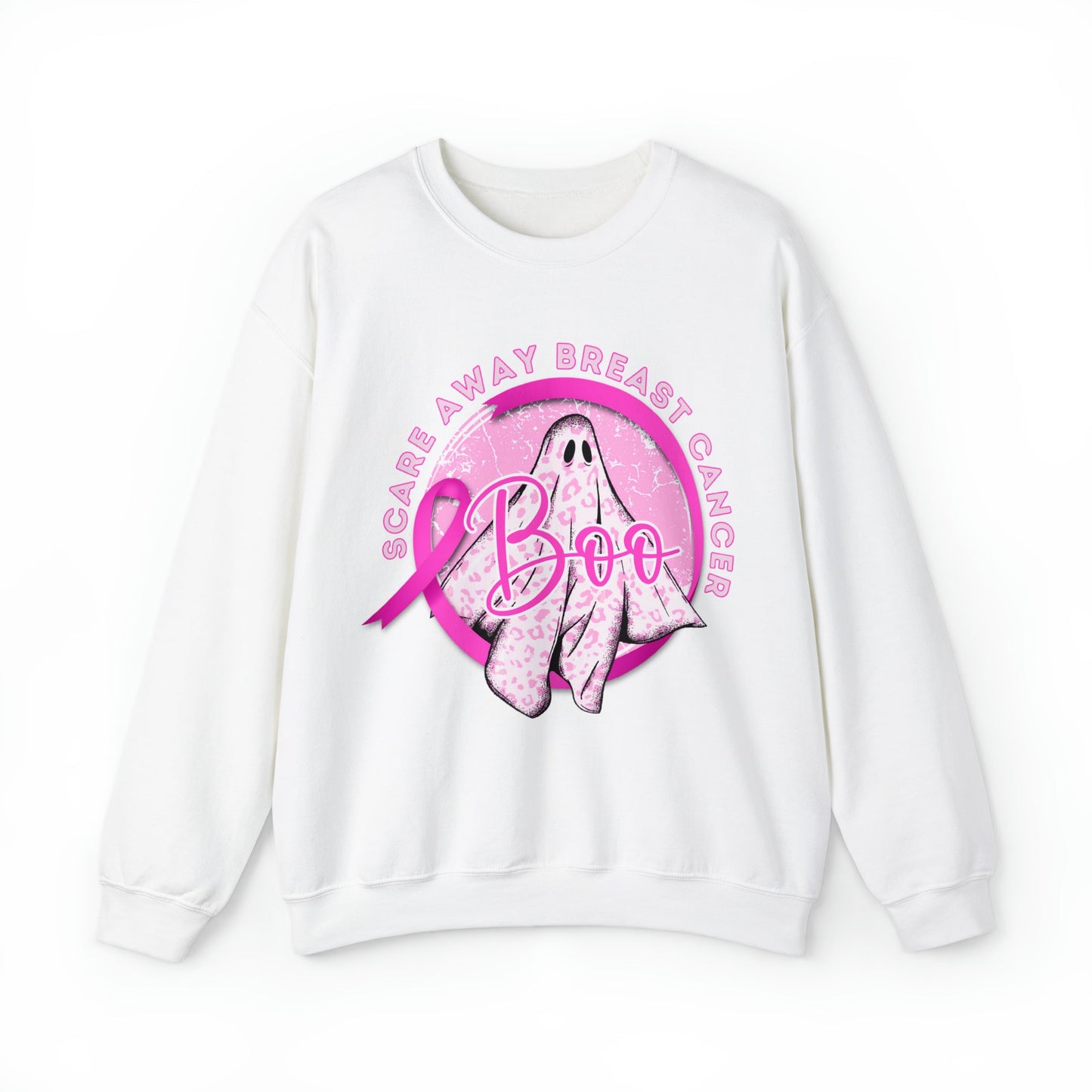 Scare Away Breast Cancer Heavy Blend™ Crewneck Sweatshirt