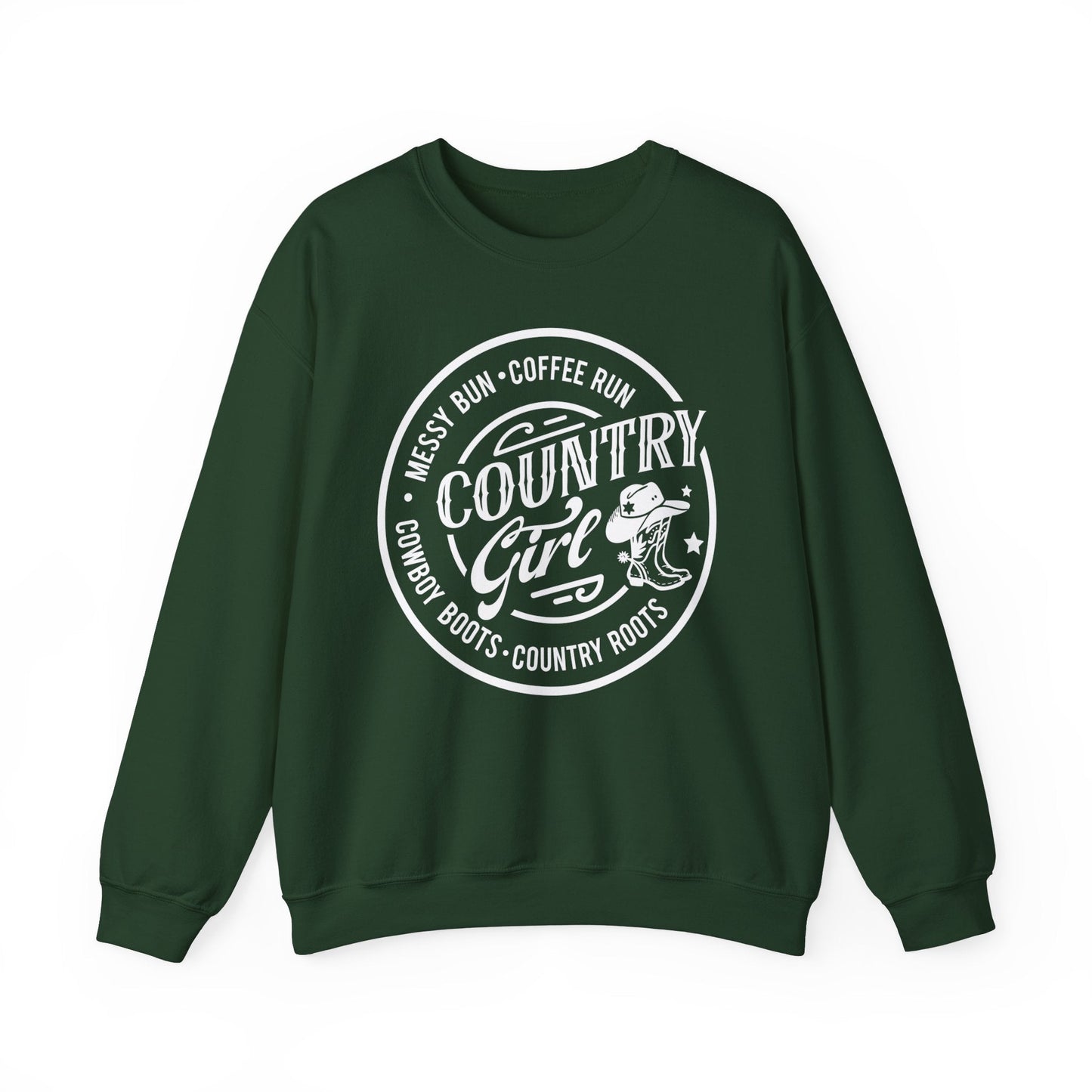 Country Girl Circle  Heavy Blend™ Crewneck Sweatshirt