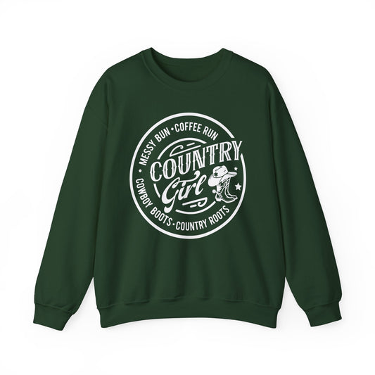 Country Girl Circle  Heavy Blend™ Crewneck Sweatshirt