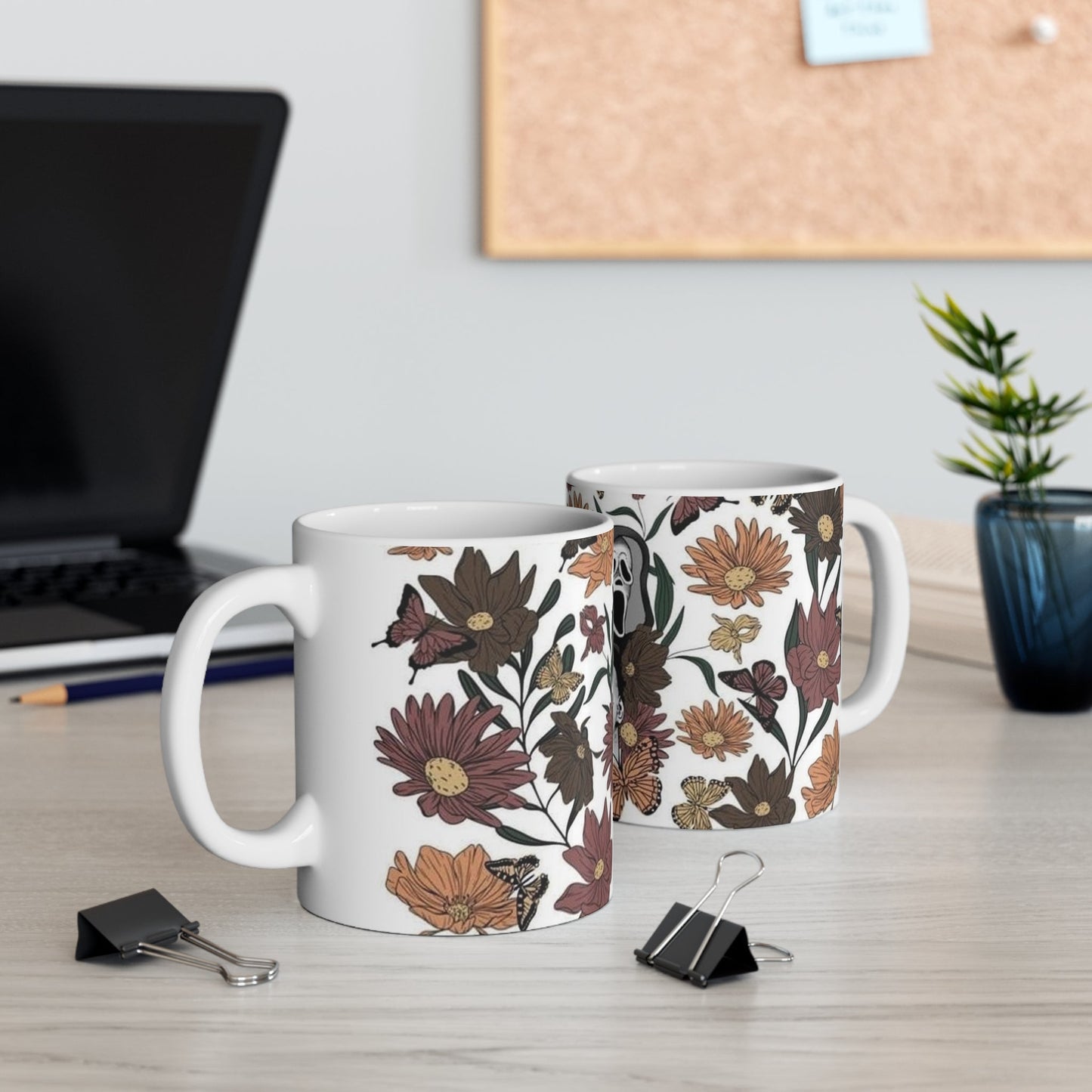 Floral Horror Boys Ceramic Mug 11oz