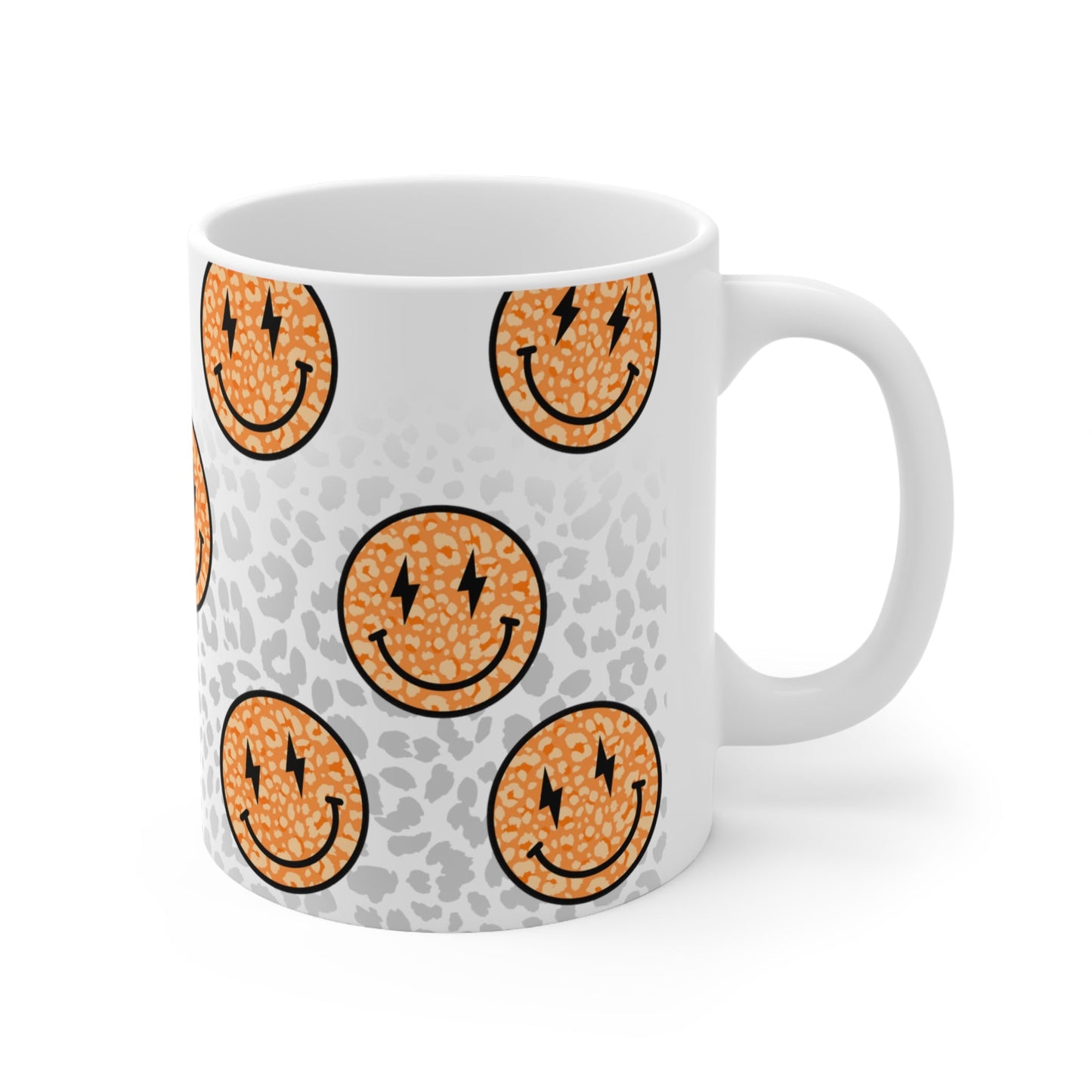 Leopard Smiles Ceramic Mug 11oz