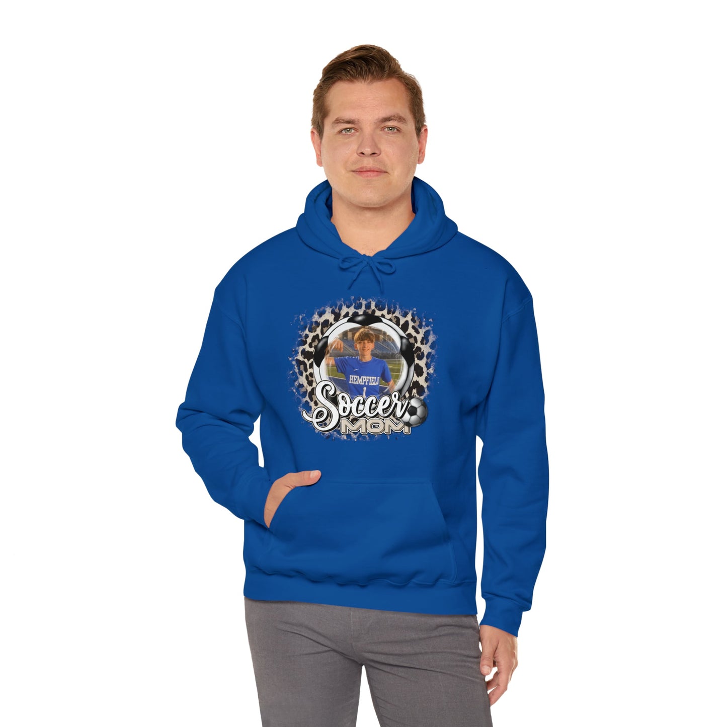 Custom Soccer Mom  Heavy Blend™ Hooded Sweatshirt