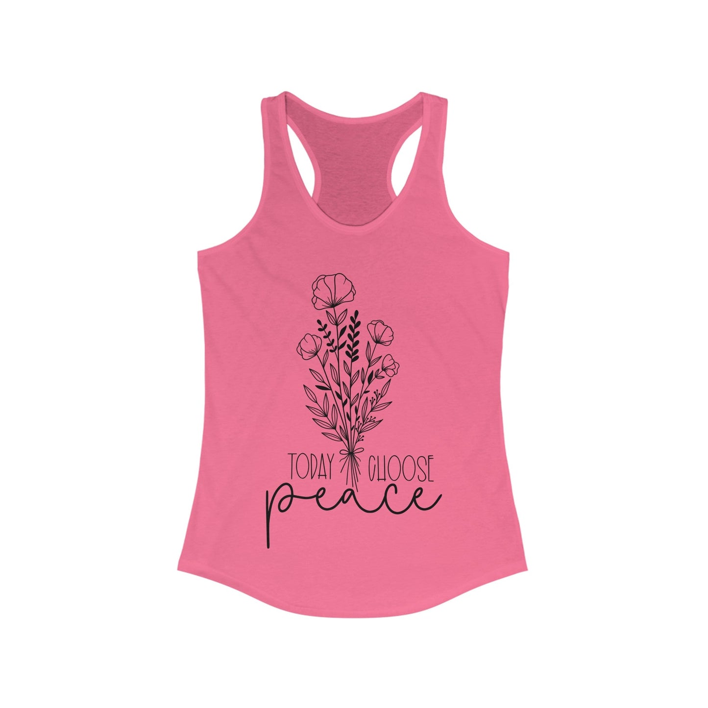 Today Choose Peace Women's Ideal Racerback Tank