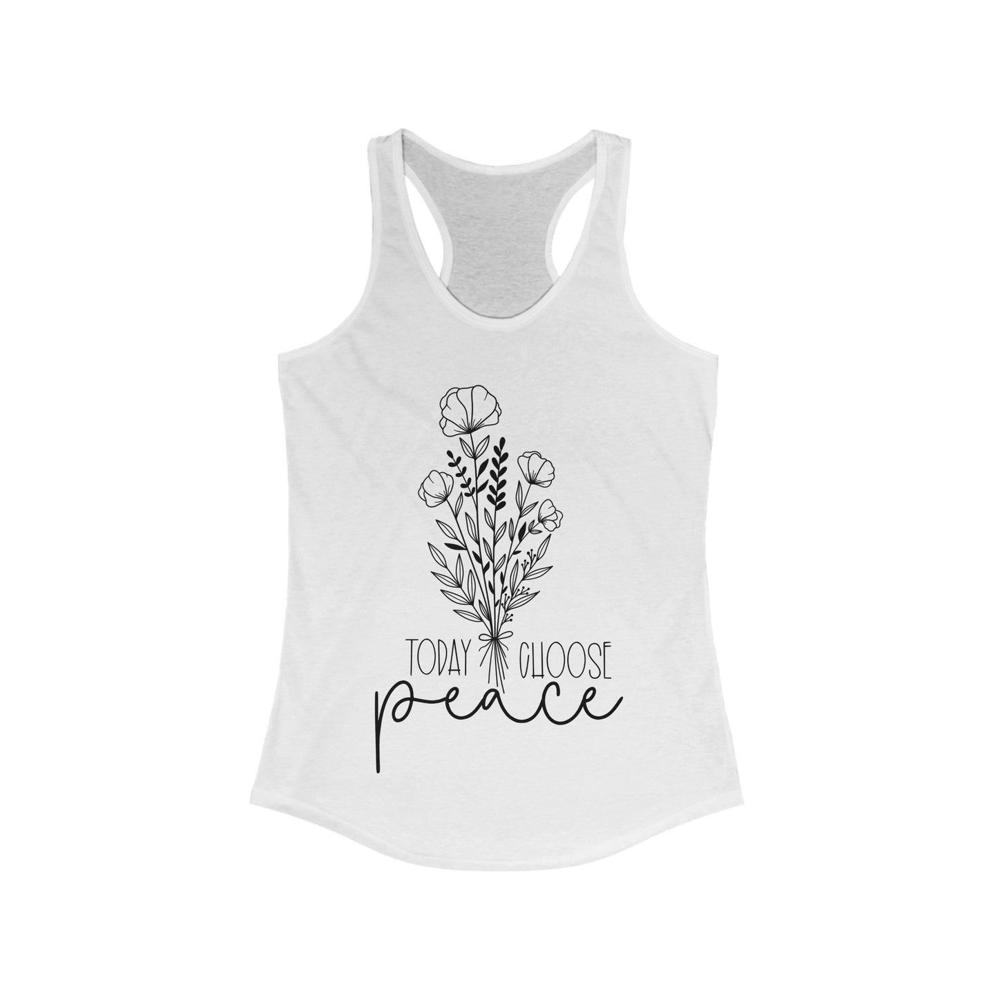 Today Choose Peace Women's Ideal Racerback Tank