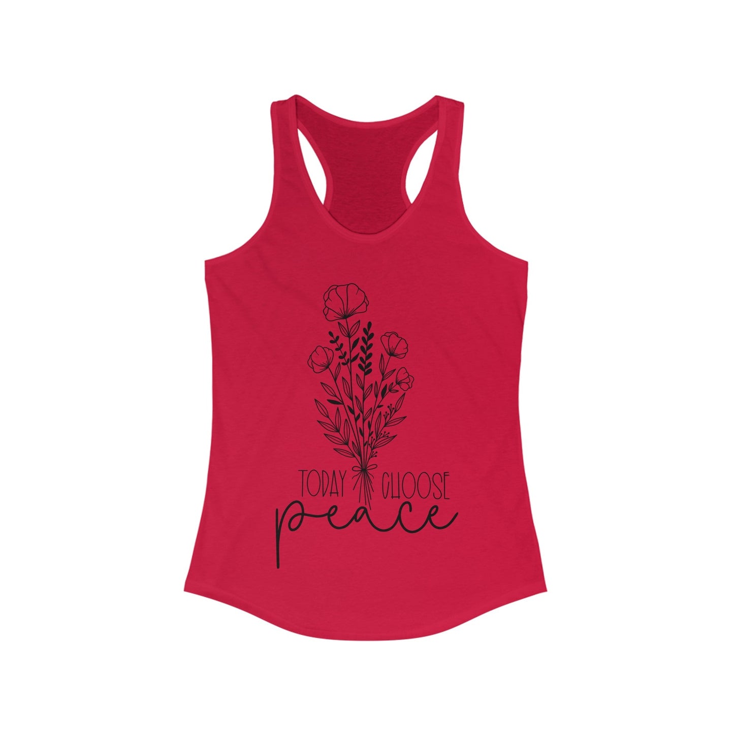 Today Choose Peace Women's Ideal Racerback Tank