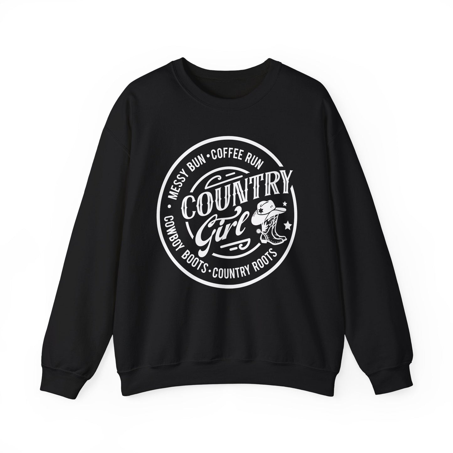 Country Girl Circle  Heavy Blend™ Crewneck Sweatshirt