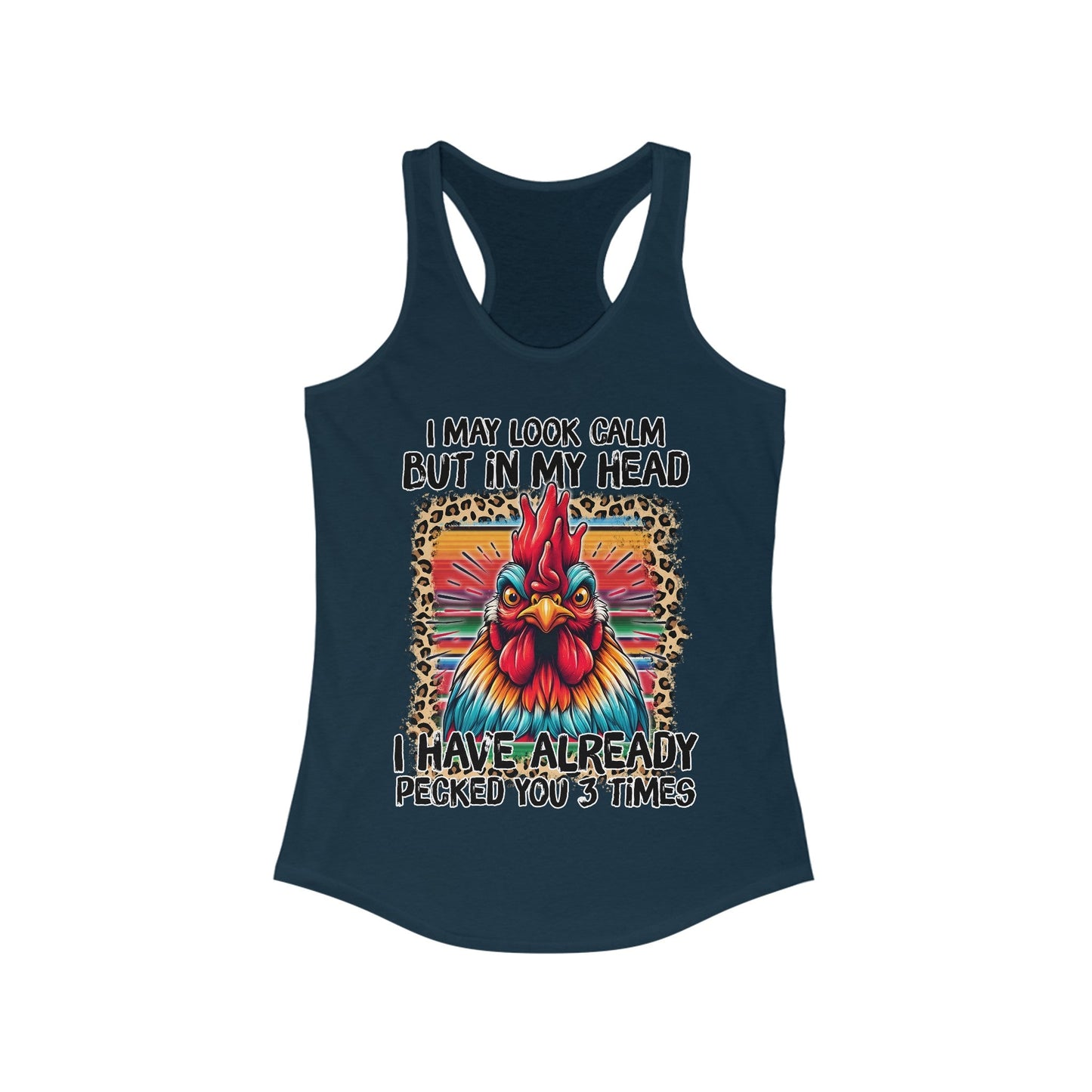 May Look Calm But Women's Ideal Racerback Tank