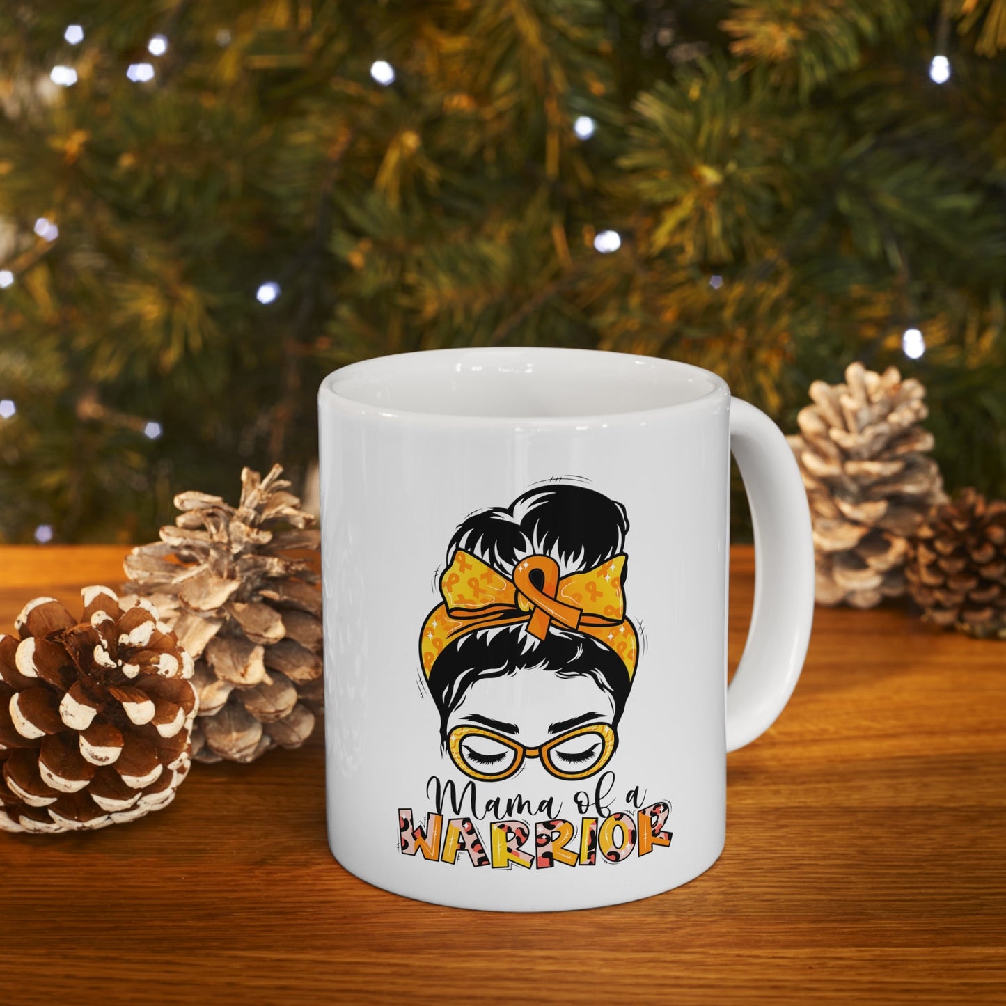 Mama of a Warrior Ceramic Mug 11oz