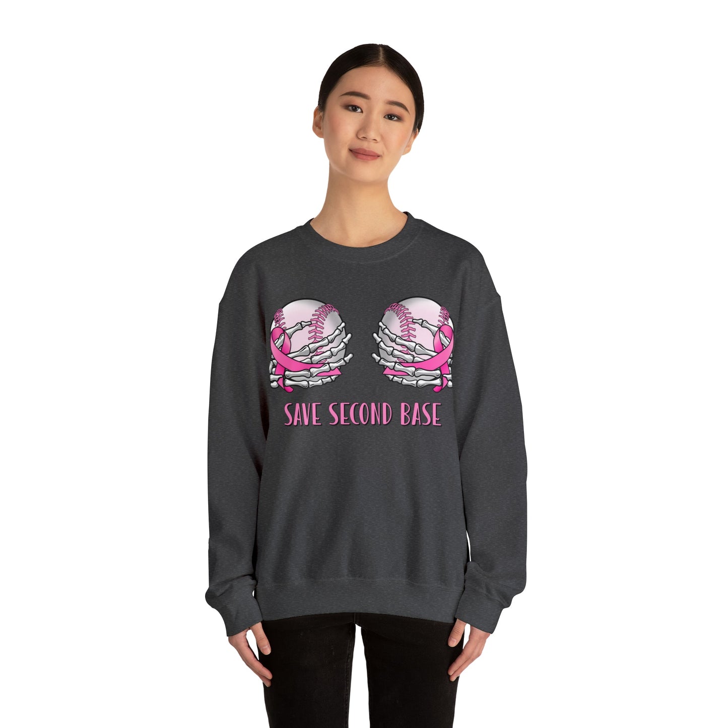 Save Second Base Heavy Blend™ Crewneck Sweatshirt