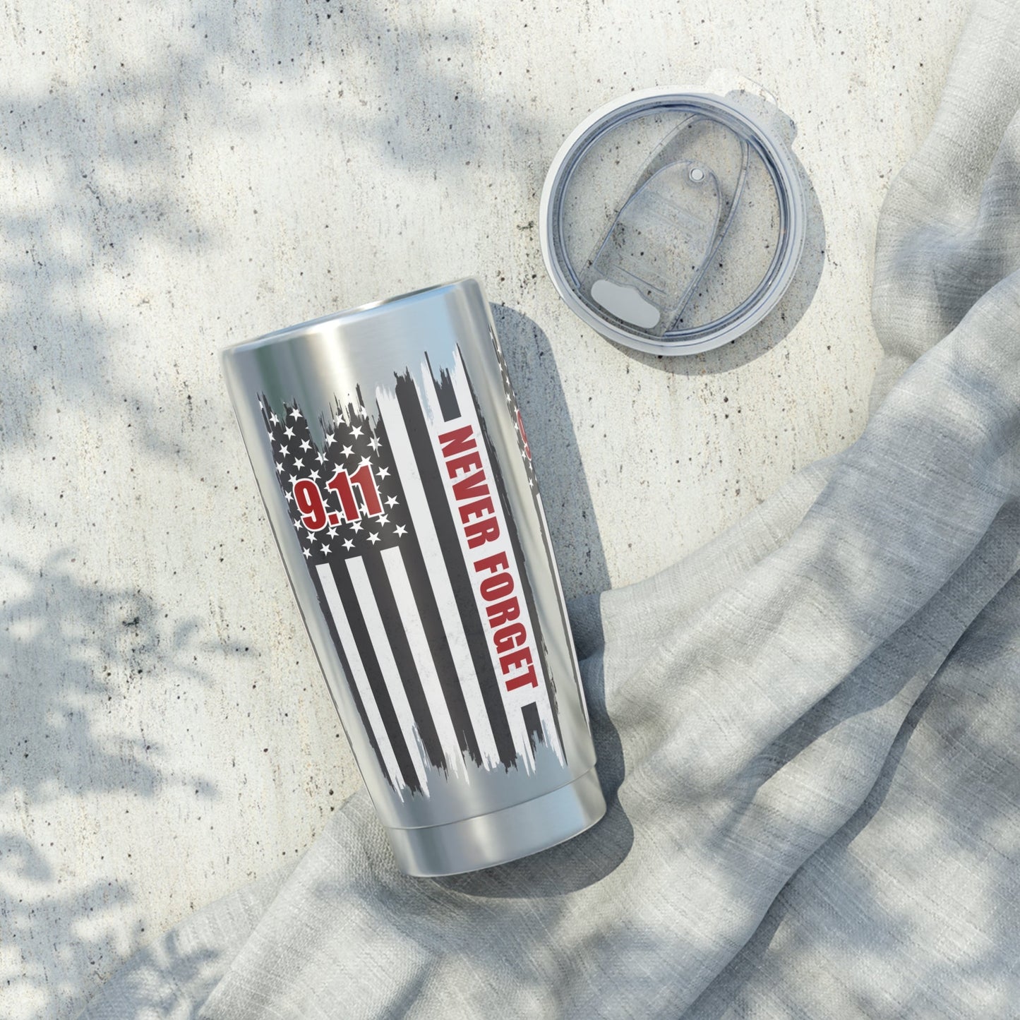 Never Forget Dark Flag Vagabond 20oz Tumbler