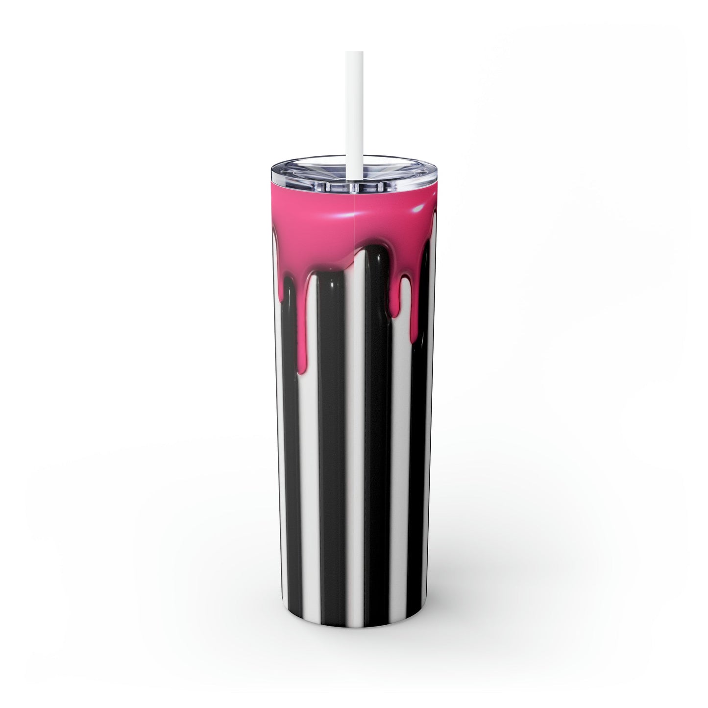 Inflated Boo Skinny Tumbler with Straw, 20oz