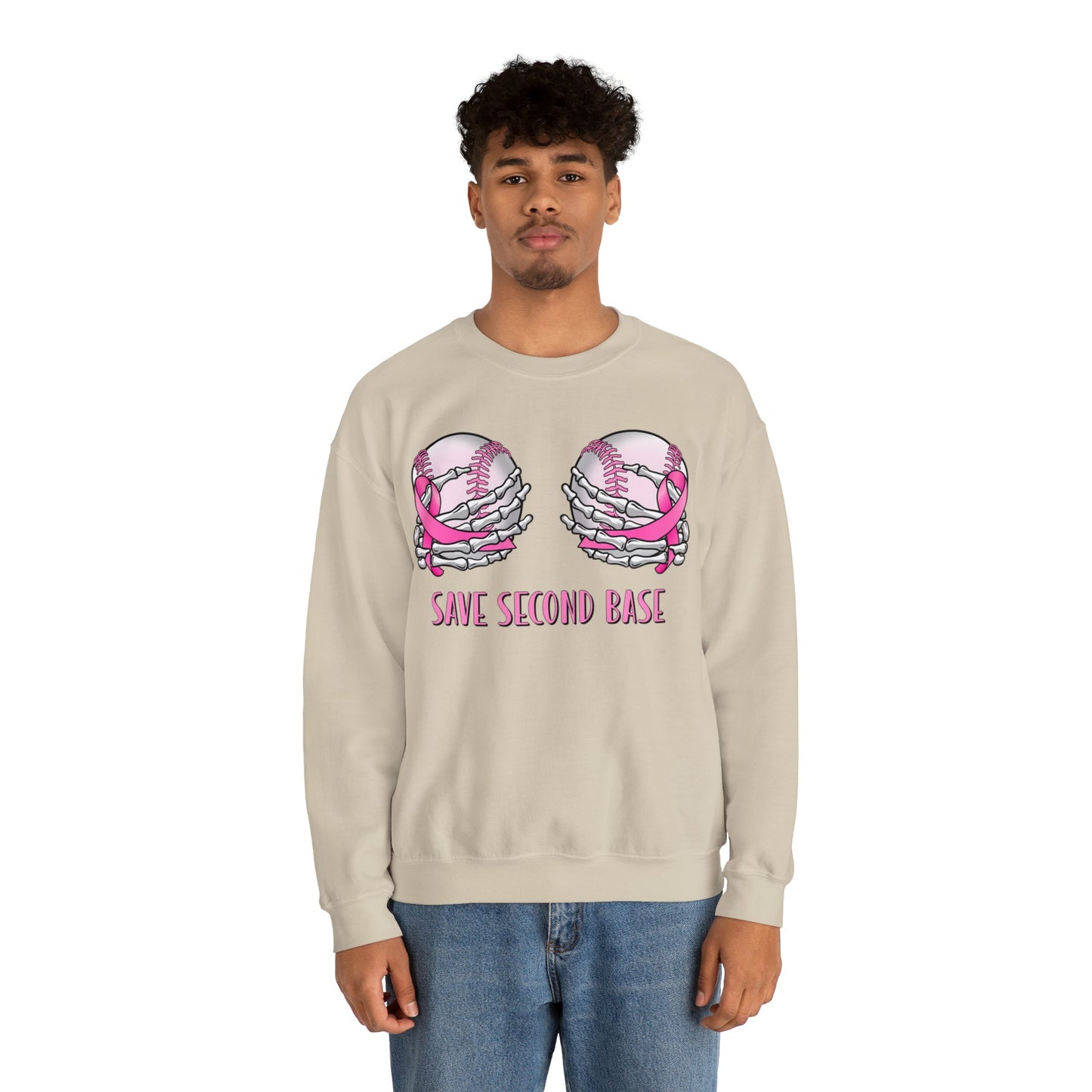 Save Second Base Heavy Blend™ Crewneck Sweatshirt