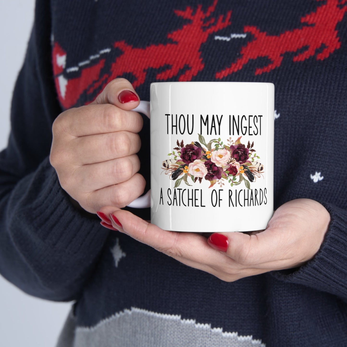 Thou My Ingest Ceramic Mug 11oz