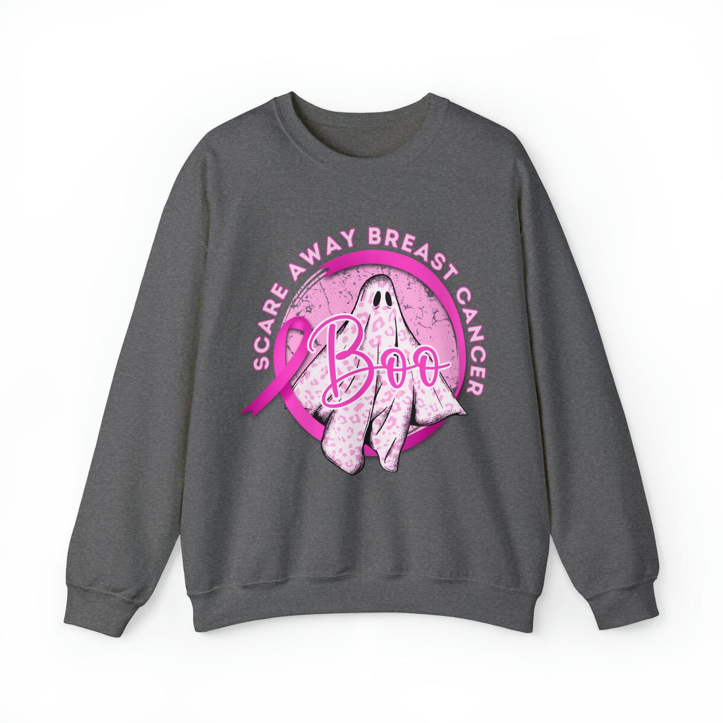 Scare Away Breast Cancer Heavy Blend™ Crewneck Sweatshirt