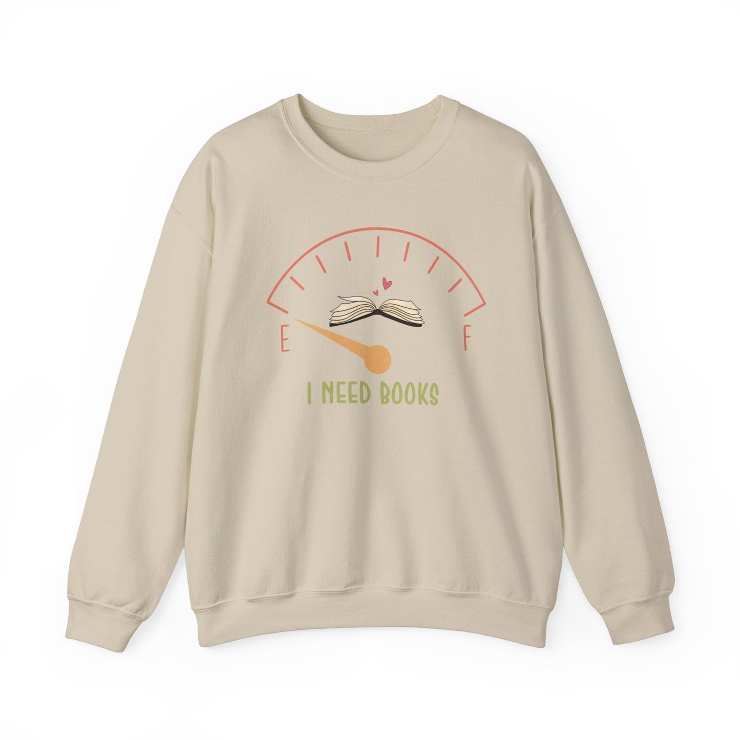 I Need Books Heavy Blend™ Crewneck Sweatshirt