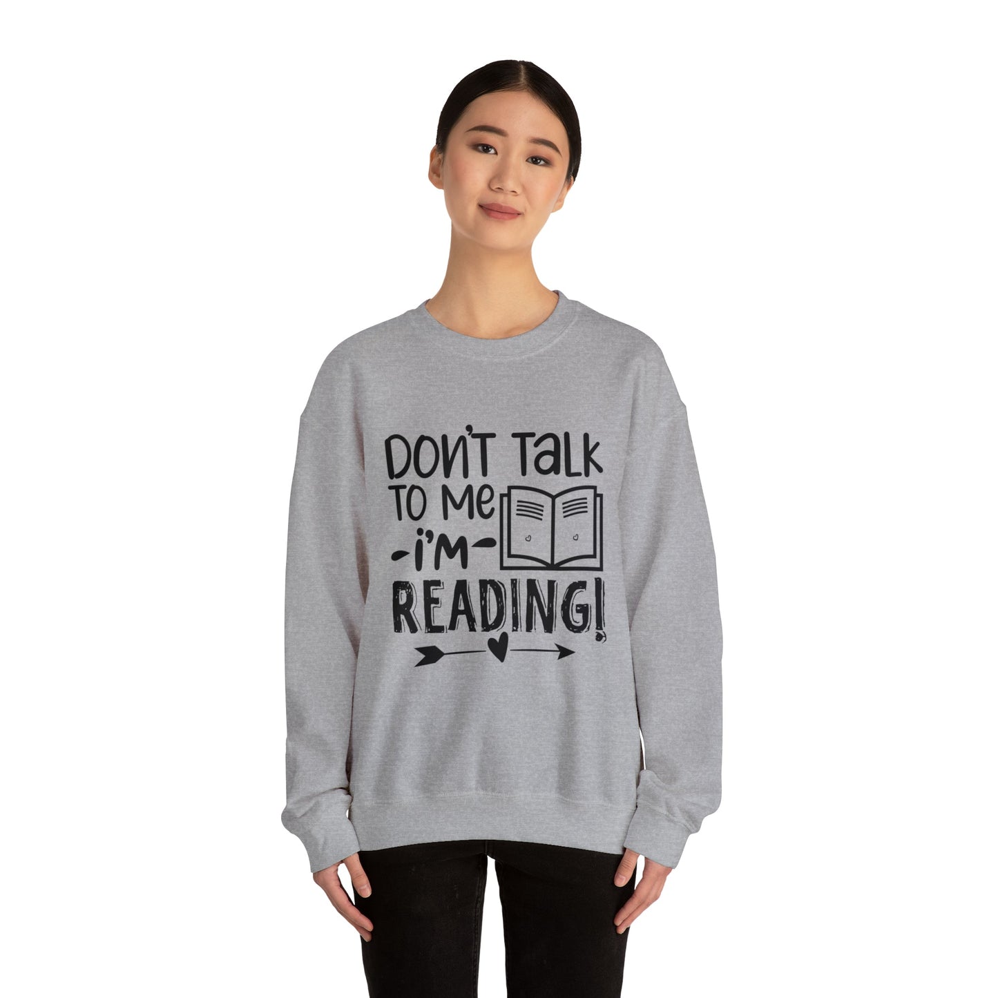 Don’t Talk  Heavy Blend™ Crewneck Sweatshirt