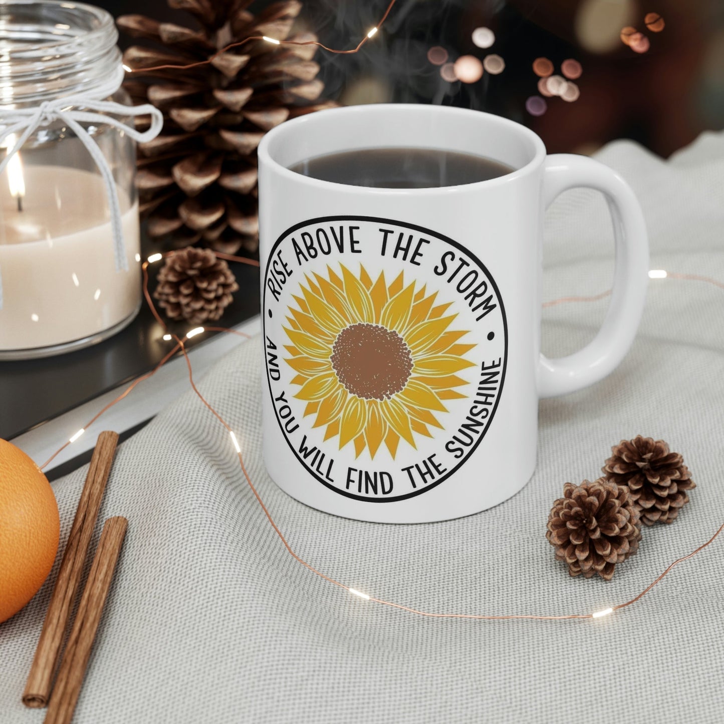 Rise Above Ceramic Mug 11oz