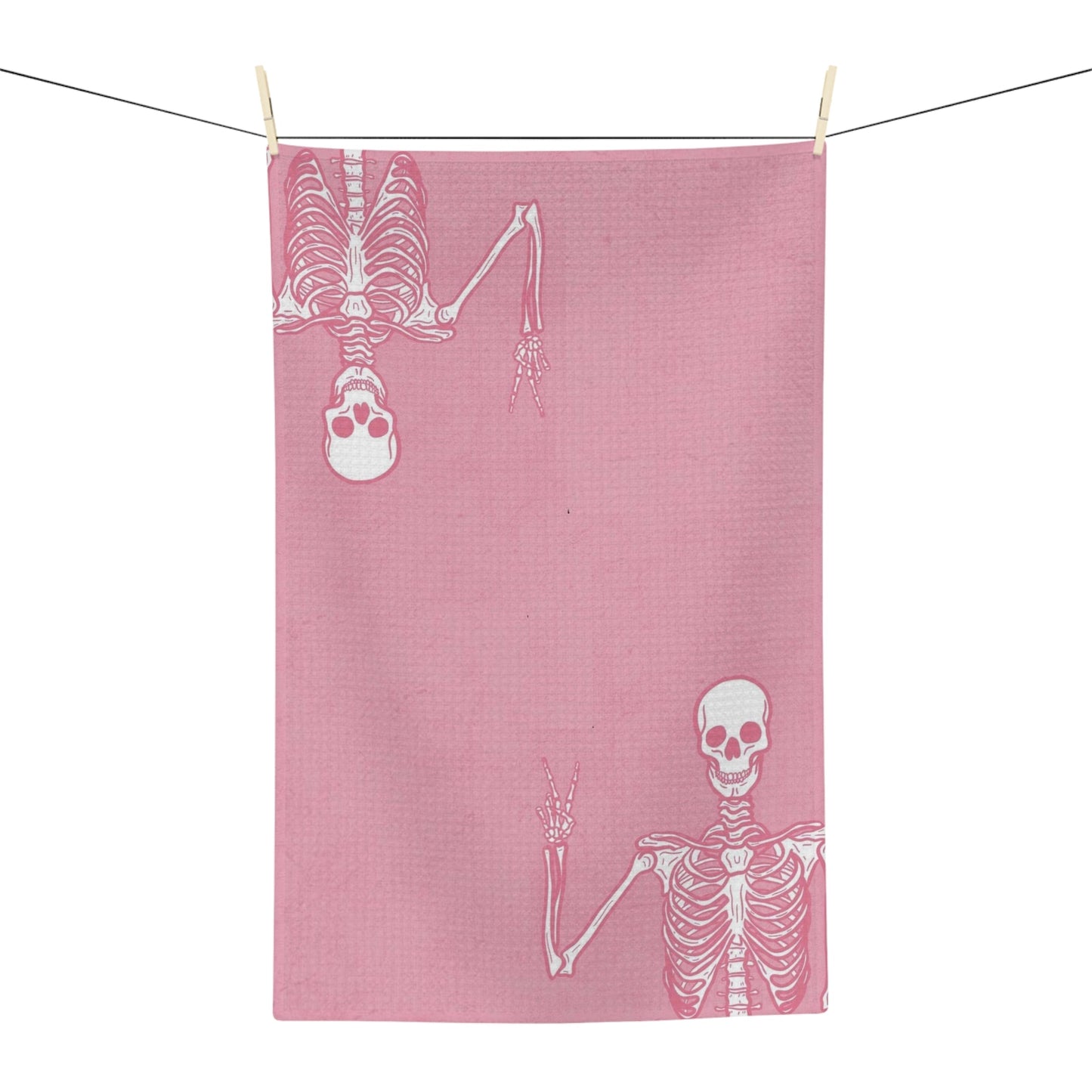 Pink Skellie - Soft Tea Towel