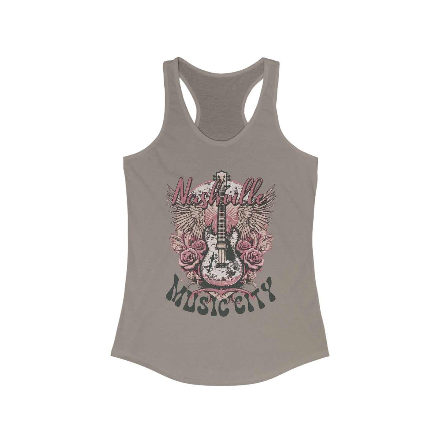 Nashville Music City Women's Ideal Racerback Tank