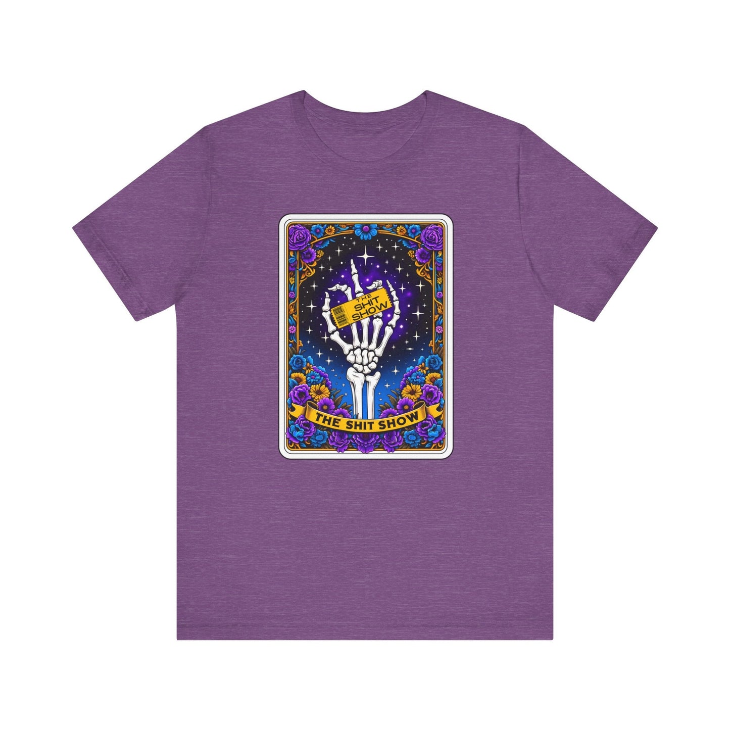 The Shit Show Tarot Card Jersey Short Sleeve Tee