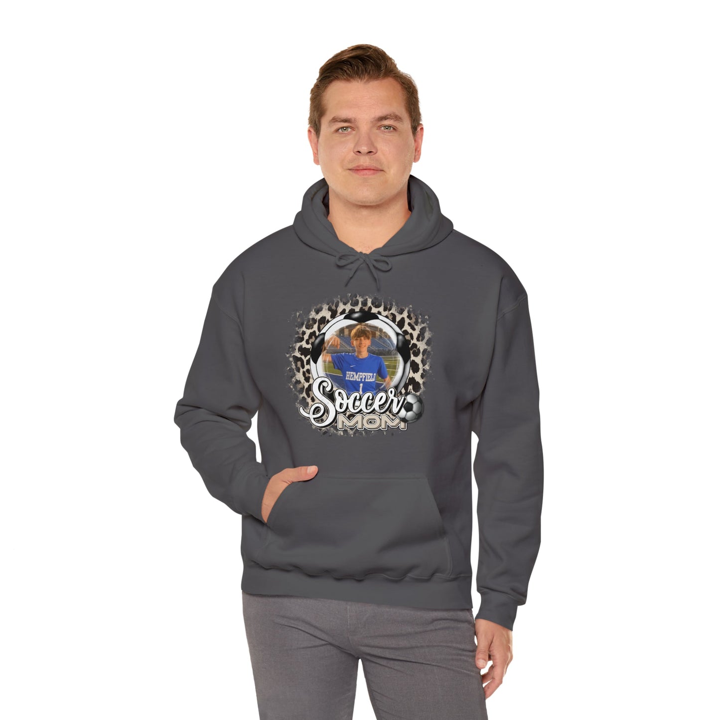 Custom Soccer Mom  Heavy Blend™ Hooded Sweatshirt