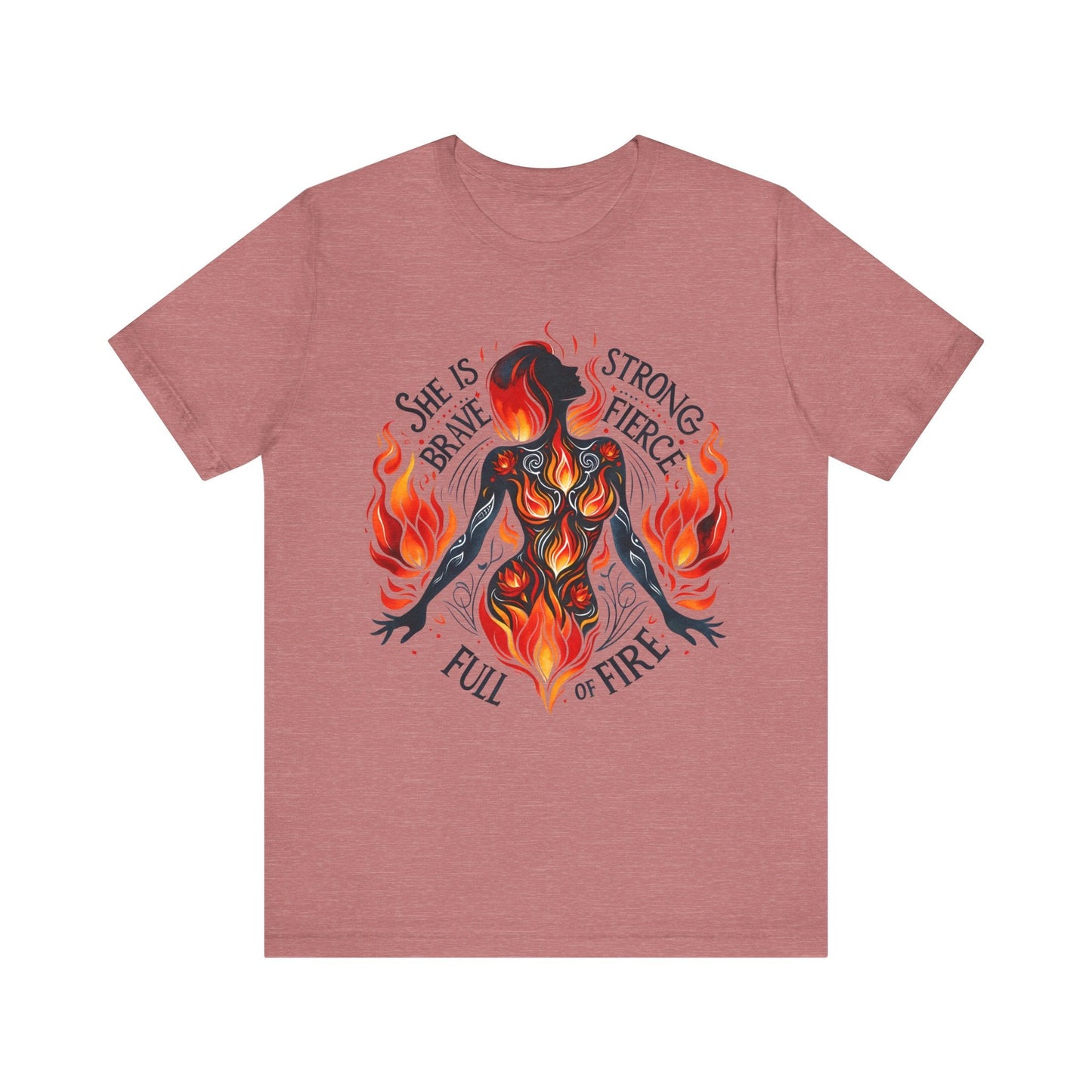 Full Of Fire Jersey Short Sleeve Tee