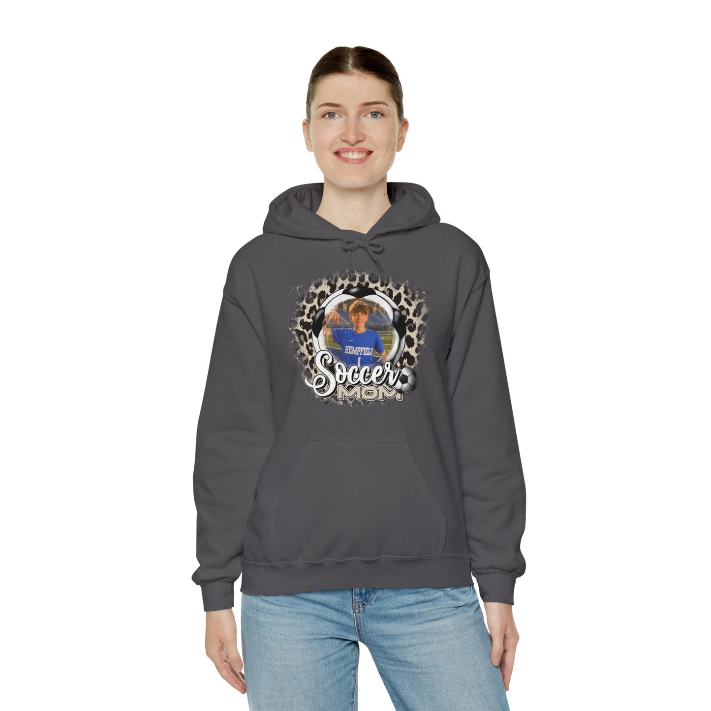 Custom Soccer Mom  Heavy Blend™ Hooded Sweatshirt