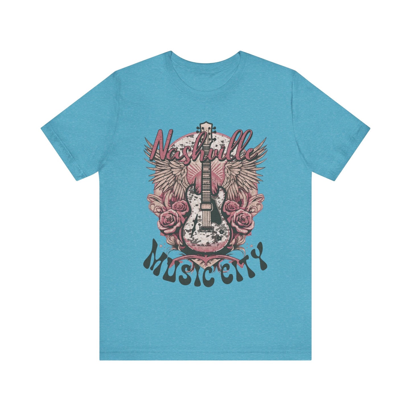 Nashville Music City Jersey Short Sleeve Tee