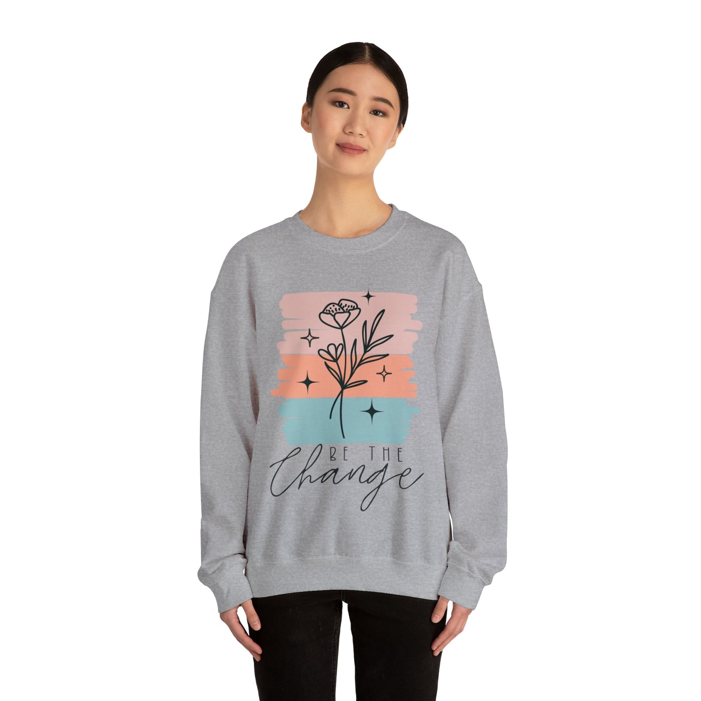 Be The Change Heavy Blend™ Crewneck Sweatshirt