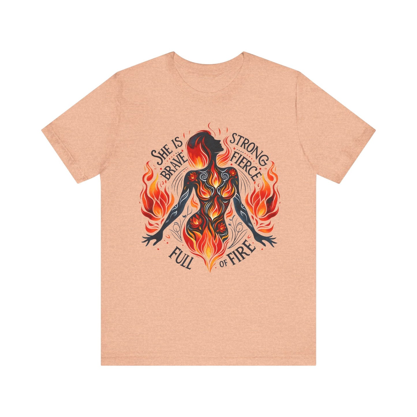 Full Of Fire Jersey Short Sleeve Tee