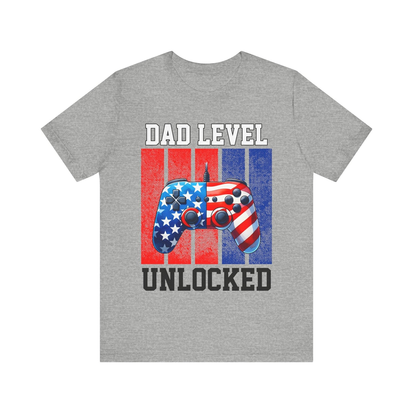 Dad Level Unlocked Jersey Short Sleeve Tee