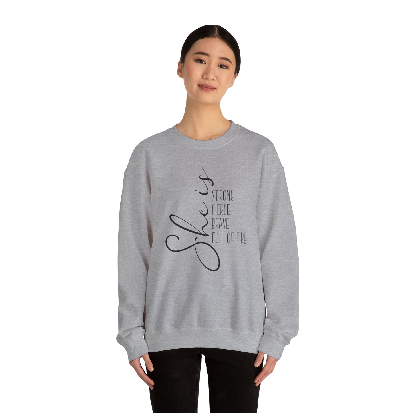 She Is Heavy Blend™ Crewneck Sweatshirt